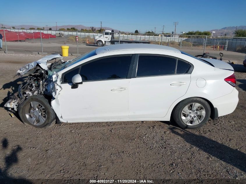 2013 Honda Civic Lx VIN: 19XFB2F54DE231435 Lot: 40923127