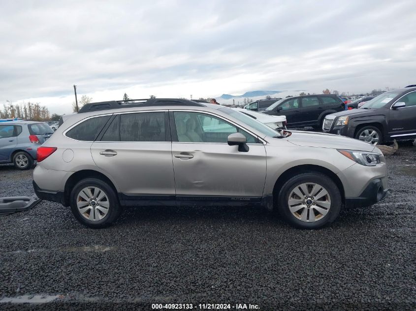 2018 Subaru Outback 2.5I Premium VIN: 4S4BSACC1J3329607 Lot: 40923133