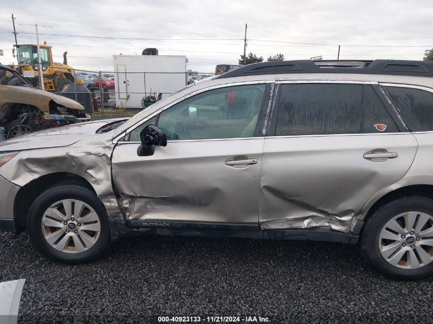 2018 Subaru Outback 2.5I Premium VIN: 4S4BSACC1J3329607 Lot: 40923133