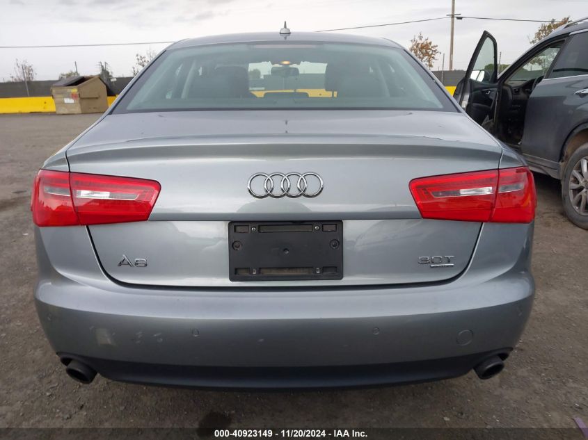 2012 Audi A6 3.0 Premium VIN: WAUGGAFCXCN044982 Lot: 40923149