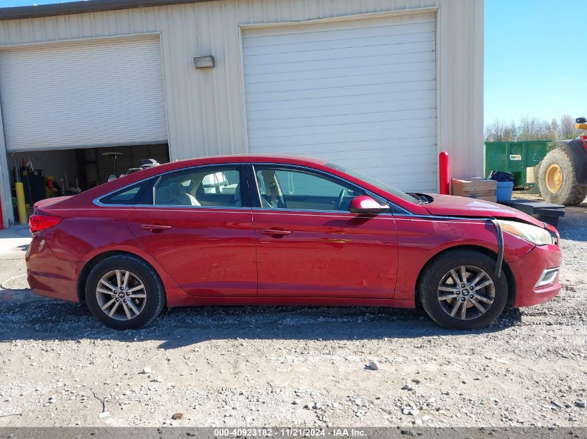 2016 Hyundai Sonata Se VIN: 5NPE24AF8GH423447 Lot: 40923182