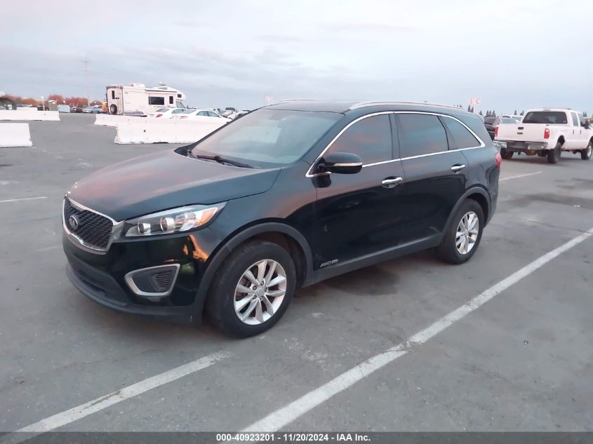 VIN 5XYPGDA57GG061264 2016 KIA Sorento, 3.3L Lx no.2