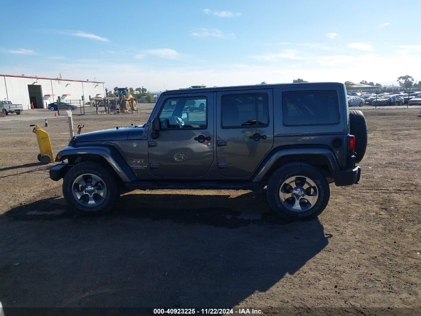 2017 Jeep Wrangler Unlimited Sahara 4X4 VIN: 1C4BJWEG0HL558195 Lot: 40923225