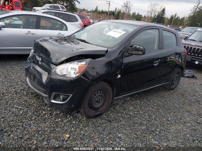 2015 Mitsubishi Mirage De/Rf VIN: ML32A3HJ8FH012060 Lot: 40923231