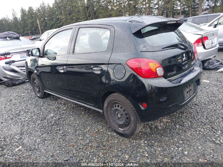 2015 Mitsubishi Mirage De/Rf VIN: ML32A3HJ8FH012060 Lot: 40923231