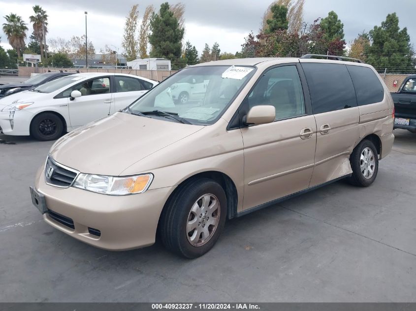 2002 Honda Odyssey Ex VIN: 2HKRL18692H589665 Lot: 40923237