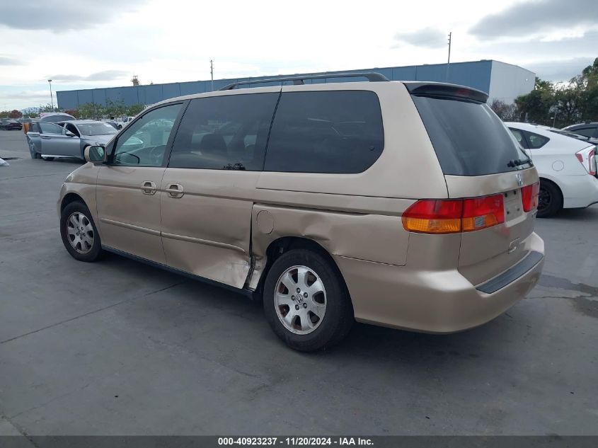 2002 Honda Odyssey Ex VIN: 2HKRL18692H589665 Lot: 40923237