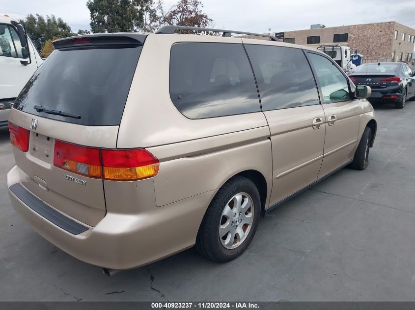 2002 Honda Odyssey Ex VIN: 2HKRL18692H589665 Lot: 40923237