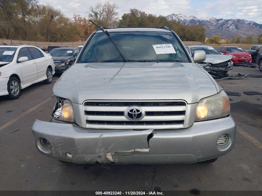 2007 Toyota Highlander V6 VIN: JTEEP21A470203399 Lot: 40923240