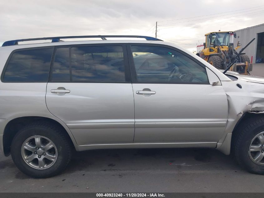 2007 Toyota Highlander V6 VIN: JTEEP21A470203399 Lot: 40923240