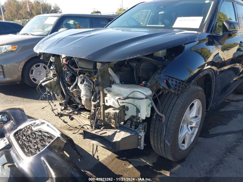 2021 Toyota Highlander Le VIN: 5TDZZRAH6MS515349 Lot: 40923262