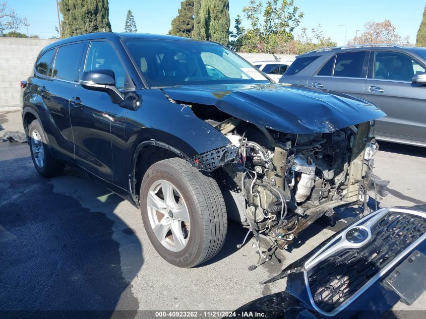 2021 Toyota Highlander Le VIN: 5TDZZRAH6MS515349 Lot: 40923262