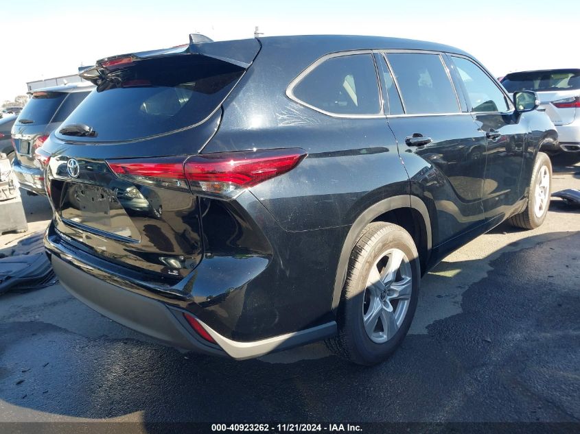 2021 Toyota Highlander Le VIN: 5TDZZRAH6MS515349 Lot: 40923262