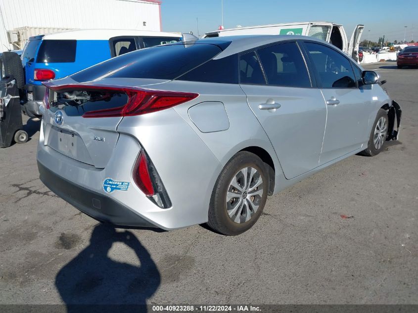 2021 Toyota Prius Prime Xle VIN: JTDKAMFP2M3186033 Lot: 40923288