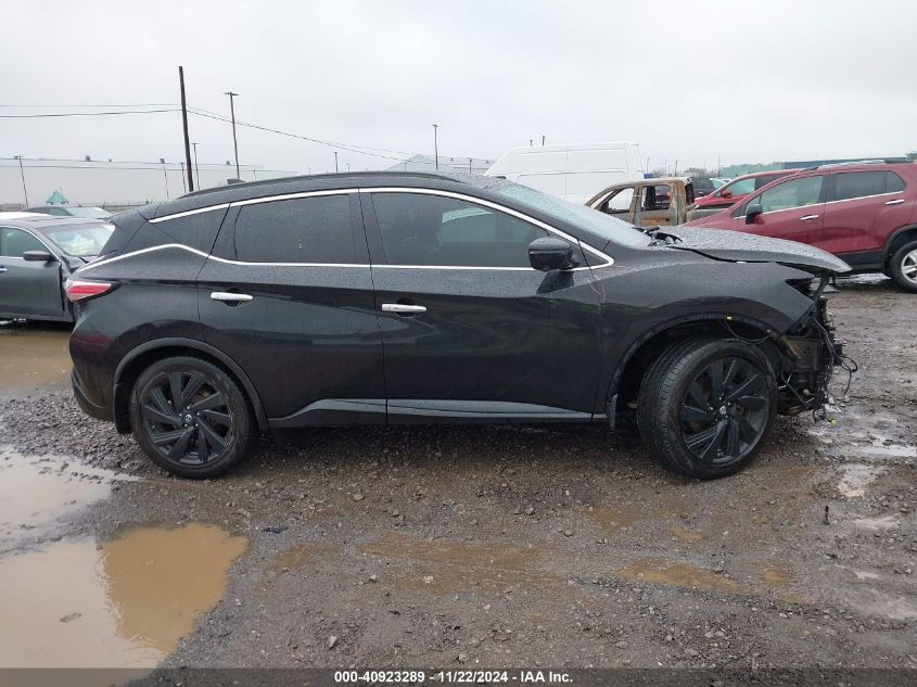 2018 Nissan Murano Sl VIN: 5N1AZ2MH6JN172670 Lot: 40923289