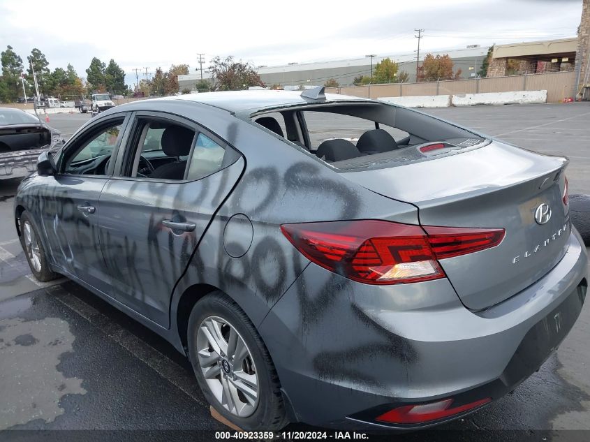 2019 Hyundai Elantra Sel VIN: KMHD84LF2KU878263 Lot: 40923359