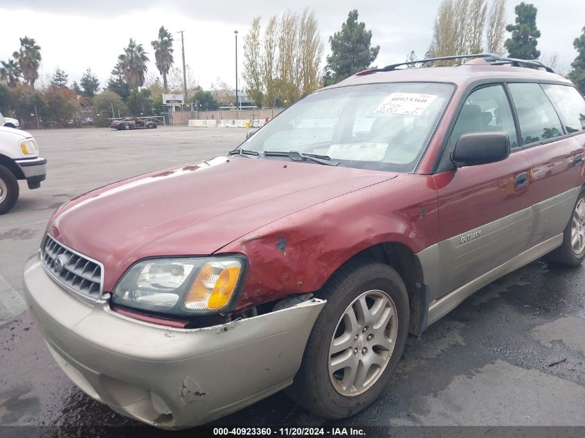 2004 Subaru Outback VIN: 4S3BH675247642335 Lot: 40923360