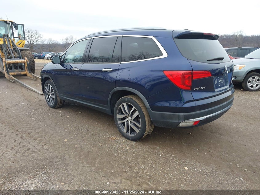 Vin: 5fnyf6h93gb093633, lot: 41413129, honda pilot touring 20163