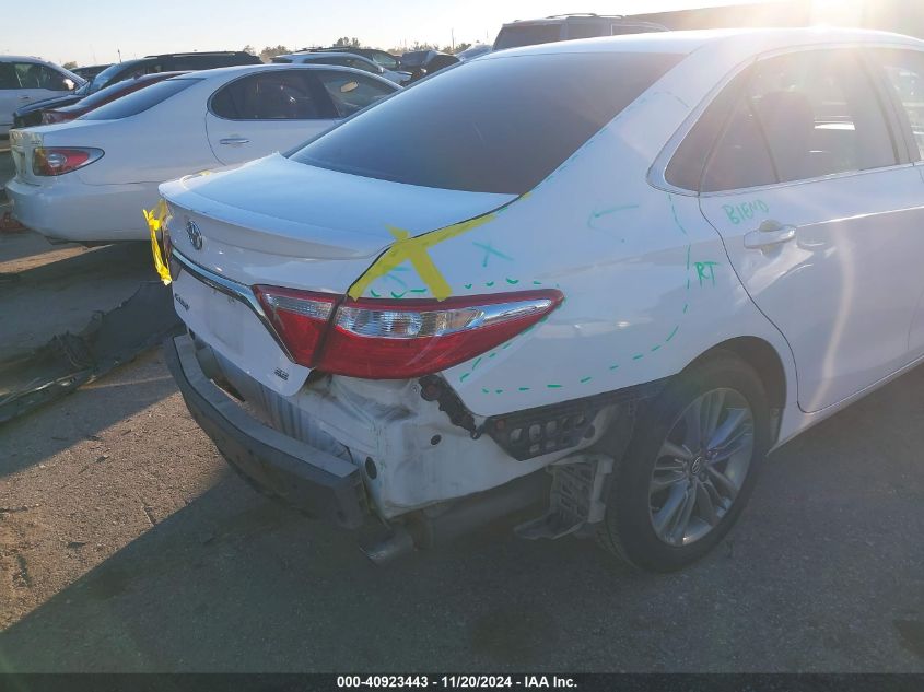 2016 Toyota Camry Se VIN: 4T1BF1FKXGU596318 Lot: 40923443