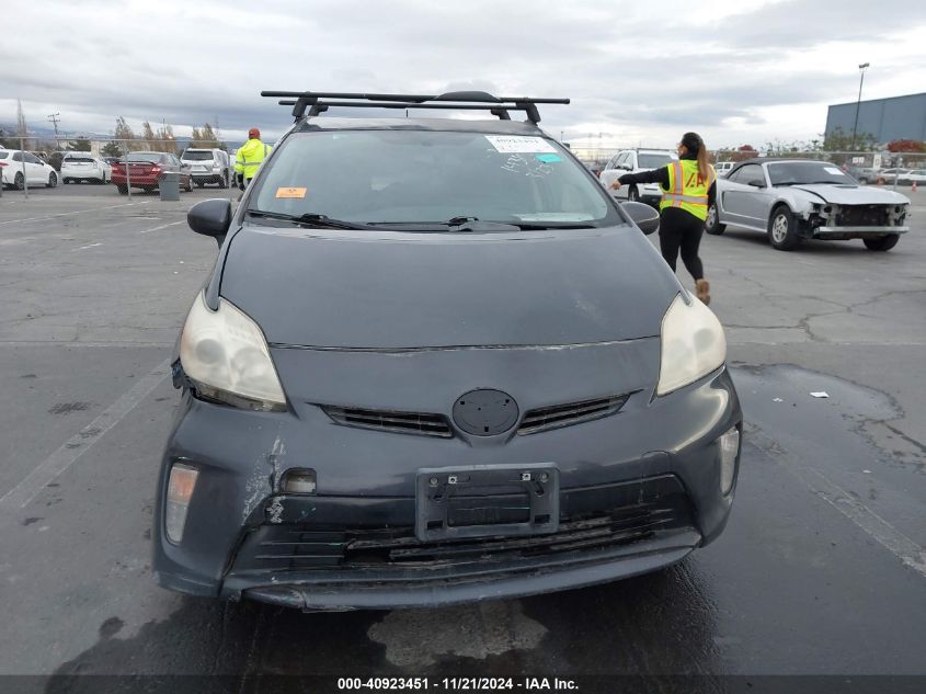 2013 Toyota Prius Two VIN: JTDKN3DUXD1712072 Lot: 40923451