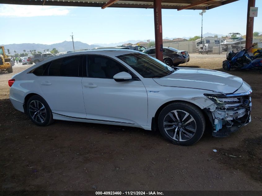 2022 Honda Accord Hybrid Ex-L VIN: 1HGCV3F54NA029880 Lot: 40923460