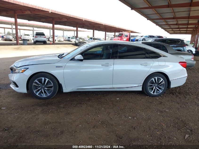 2022 Honda Accord Hybrid Ex-L VIN: 1HGCV3F54NA029880 Lot: 40923460