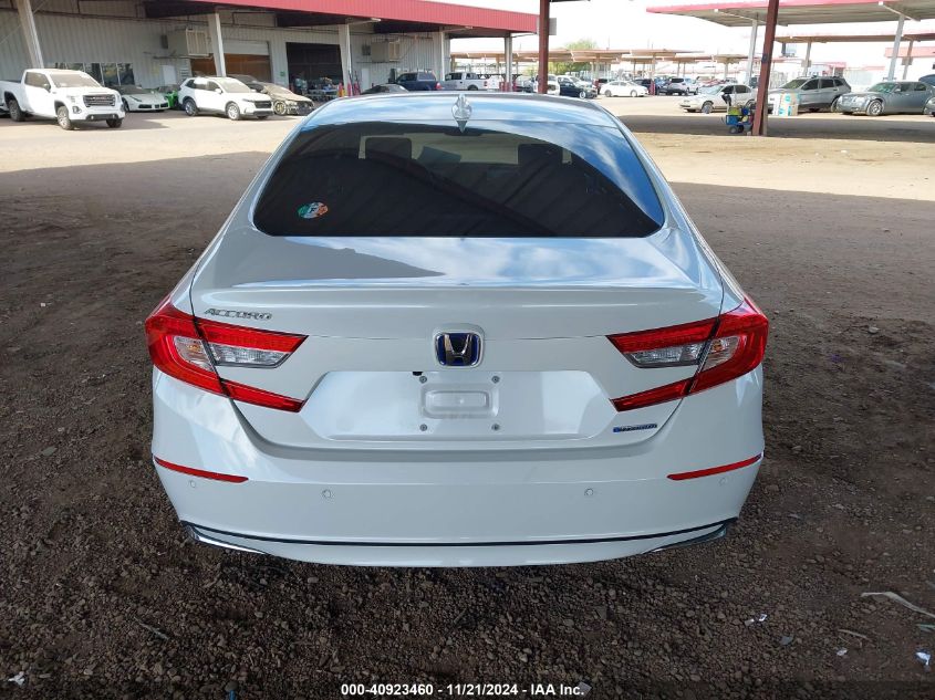 2022 Honda Accord Hybrid Ex-L VIN: 1HGCV3F54NA029880 Lot: 40923460