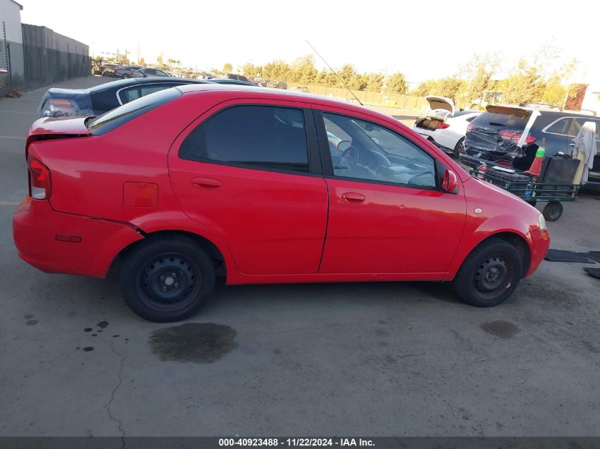 2006 Chevrolet Aveo Ls VIN: KL1TD566X6B661243 Lot: 40923488