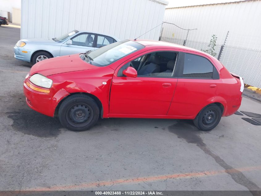 2006 Chevrolet Aveo Ls VIN: KL1TD566X6B661243 Lot: 40923488