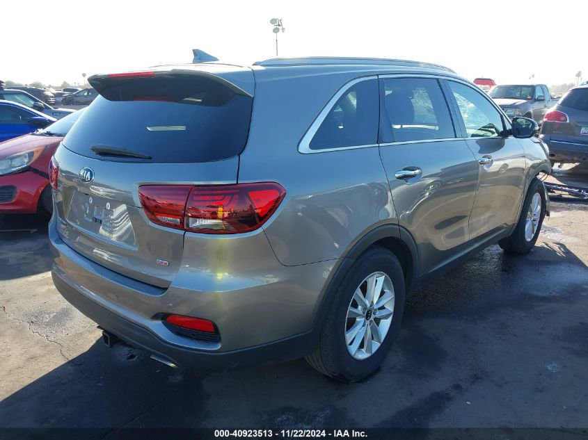 2019 Kia Sorento 2.4L Lx VIN: 5XYPG4A3XKG551690 Lot: 40923513