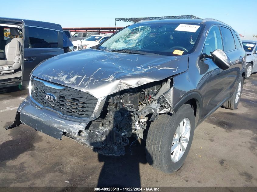 2019 Kia Sorento 2.4L Lx VIN: 5XYPG4A3XKG551690 Lot: 40923513