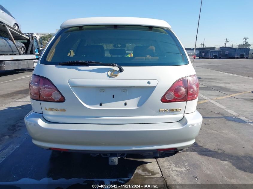 1999 Lexus Rx 300 VIN: JT6HF10U8X0036627 Lot: 40923542