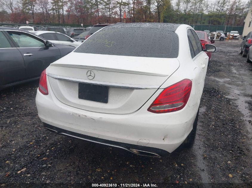 2016 Mercedes-Benz C 300 4Matic/Luxury 4Matic/Sport 4Matic VIN: 55SWF4KB9GU119805 Lot: 40923610