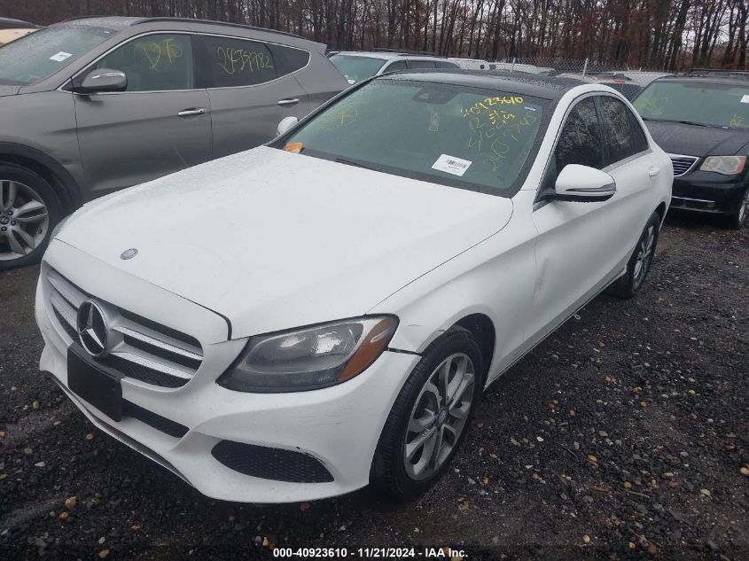 2016 Mercedes-Benz C 300 4Matic/Luxury 4Matic/Sport 4Matic VIN: 55SWF4KB9GU119805 Lot: 40923610