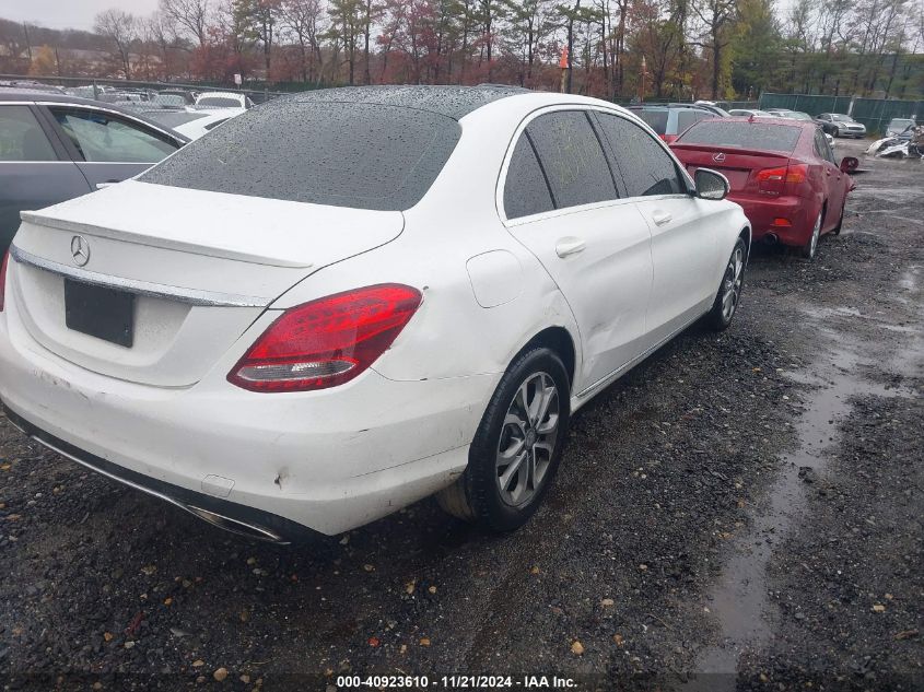 2016 Mercedes-Benz C 300 4Matic/Luxury 4Matic/Sport 4Matic VIN: 55SWF4KB9GU119805 Lot: 40923610