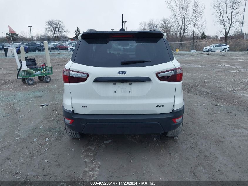 2021 Ford Ecosport Ses VIN: MAJ6S3JL2MC434980 Lot: 40923614