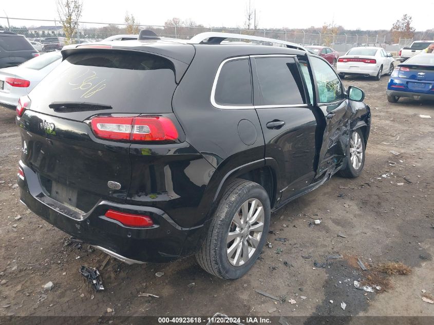 2017 Jeep Cherokee Overland 4X4 VIN: 1C4PJMJS4HW646315 Lot: 40923618