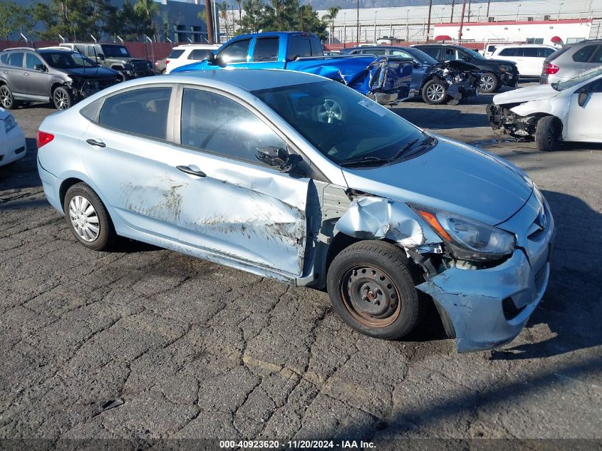 2012 Hyundai Accent Gls VIN: KMHCT4AE2CU058142 Lot: 40923620