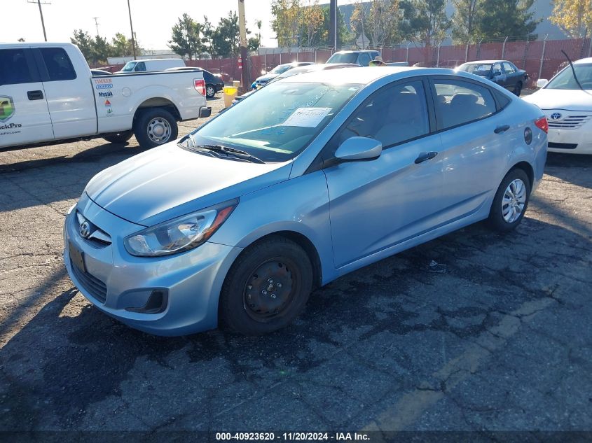 2012 Hyundai Accent Gls VIN: KMHCT4AE2CU058142 Lot: 40923620