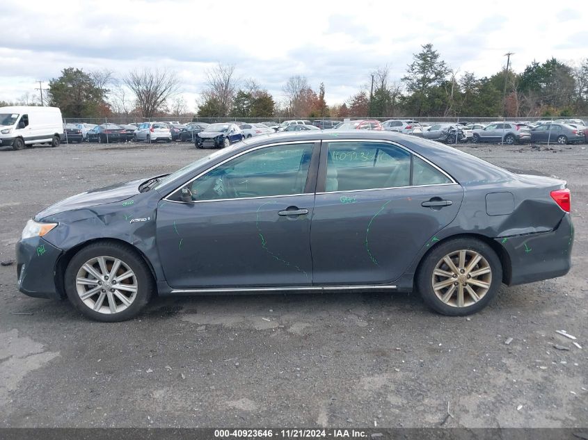 2012 Toyota Camry Hybrid Xle VIN: 4T1BD1FK8CU005208 Lot: 40923646