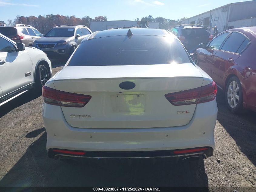 2016 Kia Optima Sxl Turbo VIN: 5XXGV4L24GG115939 Lot: 40923867