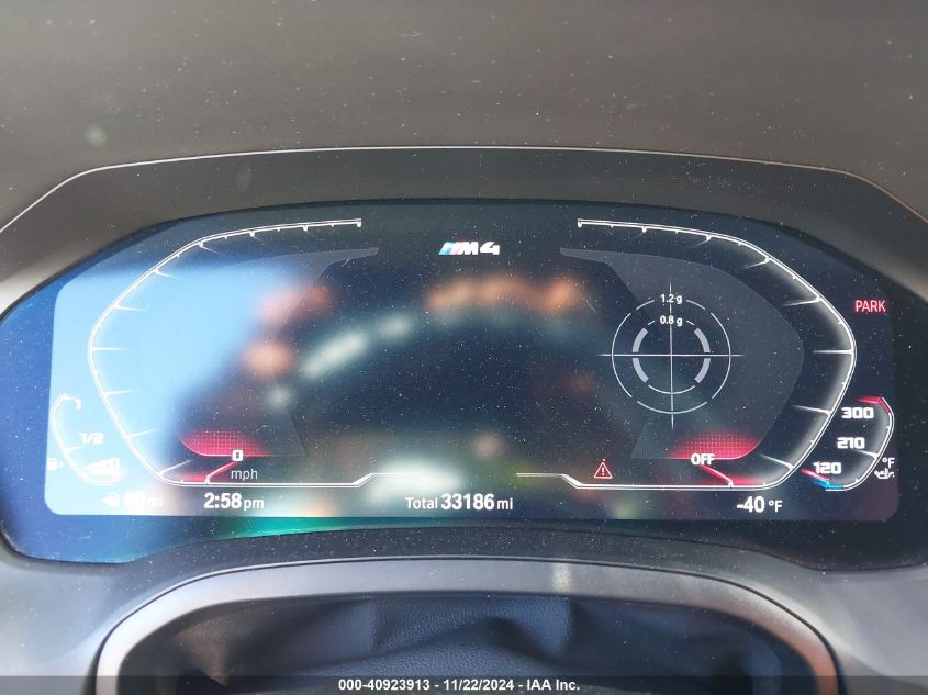 2022 BMW M4 Competition xDrive VIN: WBS33BA09NCK05569 Lot: 40923913