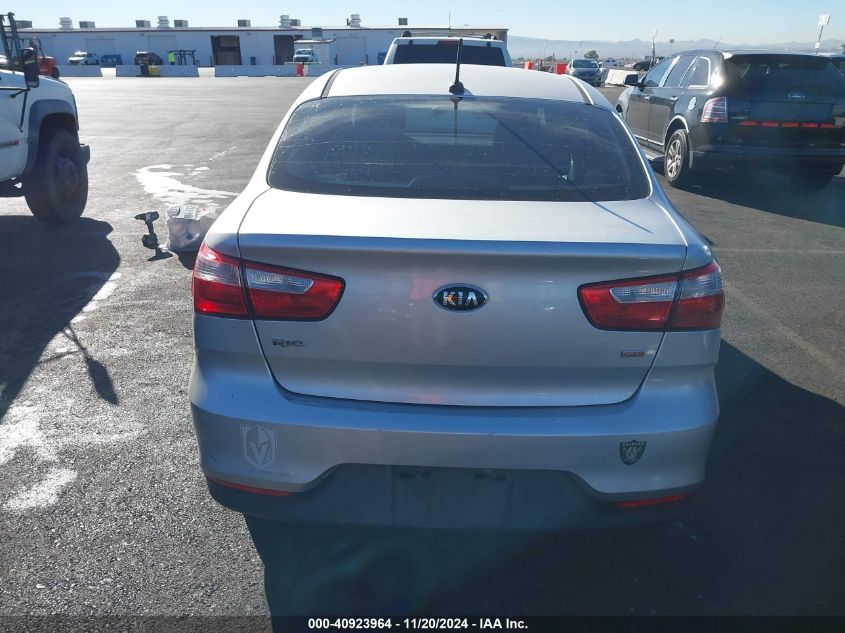 2016 Kia Rio Lx VIN: KNADM4A35G6604220 Lot: 40923964