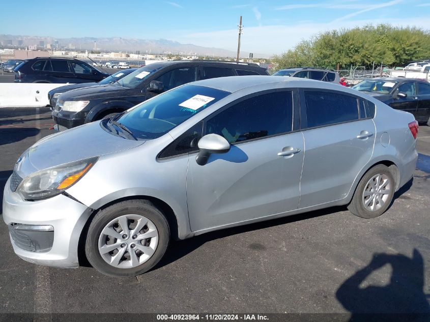 2016 Kia Rio Lx VIN: KNADM4A35G6604220 Lot: 40923964