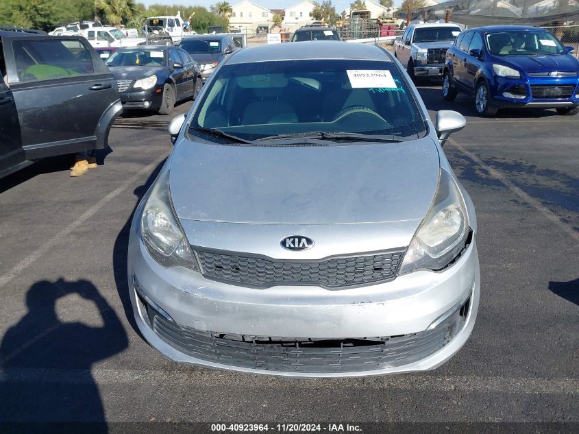 2016 Kia Rio Lx VIN: KNADM4A35G6604220 Lot: 40923964