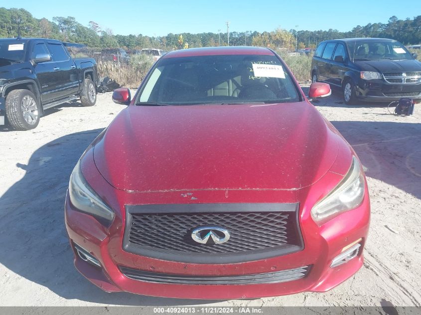 2014 Infiniti Q50 Premium VIN: JN1BV7AR1EM688917 Lot: 40924013