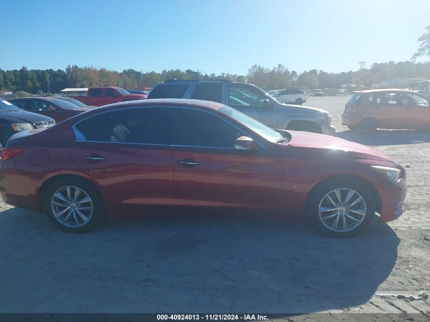 2014 Infiniti Q50 Premium VIN: JN1BV7AR1EM688917 Lot: 40924013