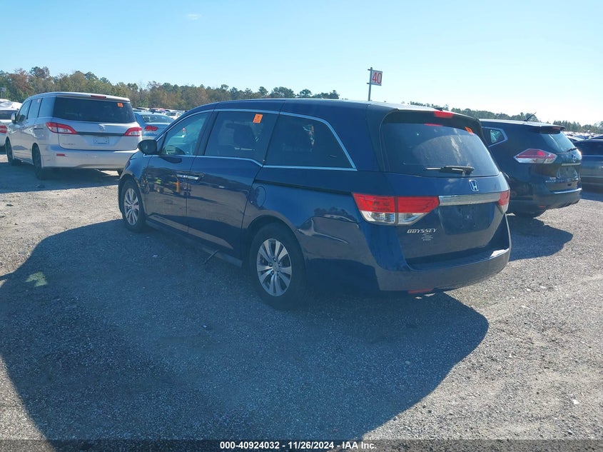 Vin: 5fnrl5h43fb092136, lot: 41413751, honda odyssey ex 20153