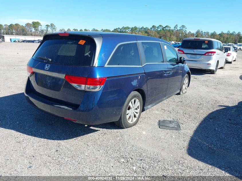 Vin: 5fnrl5h43fb092136, lot: 41413751, honda odyssey ex 20154