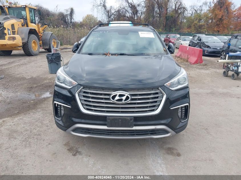 2017 Hyundai Santa Fe Se VIN: KM8SNDHF2HU202512 Lot: 40924045